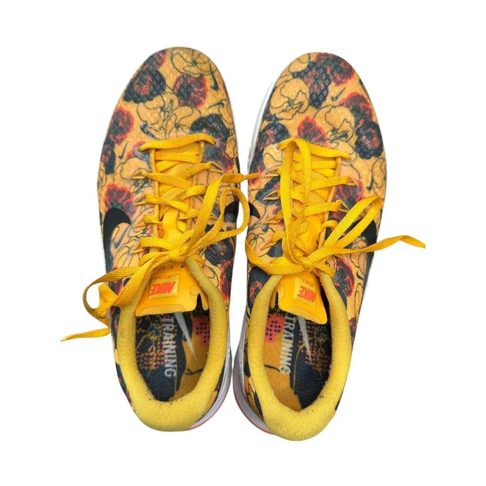Nike Metcon 4 XD Premium Floral Gold Training Shoe Women’s 8 CrossFit HIIT